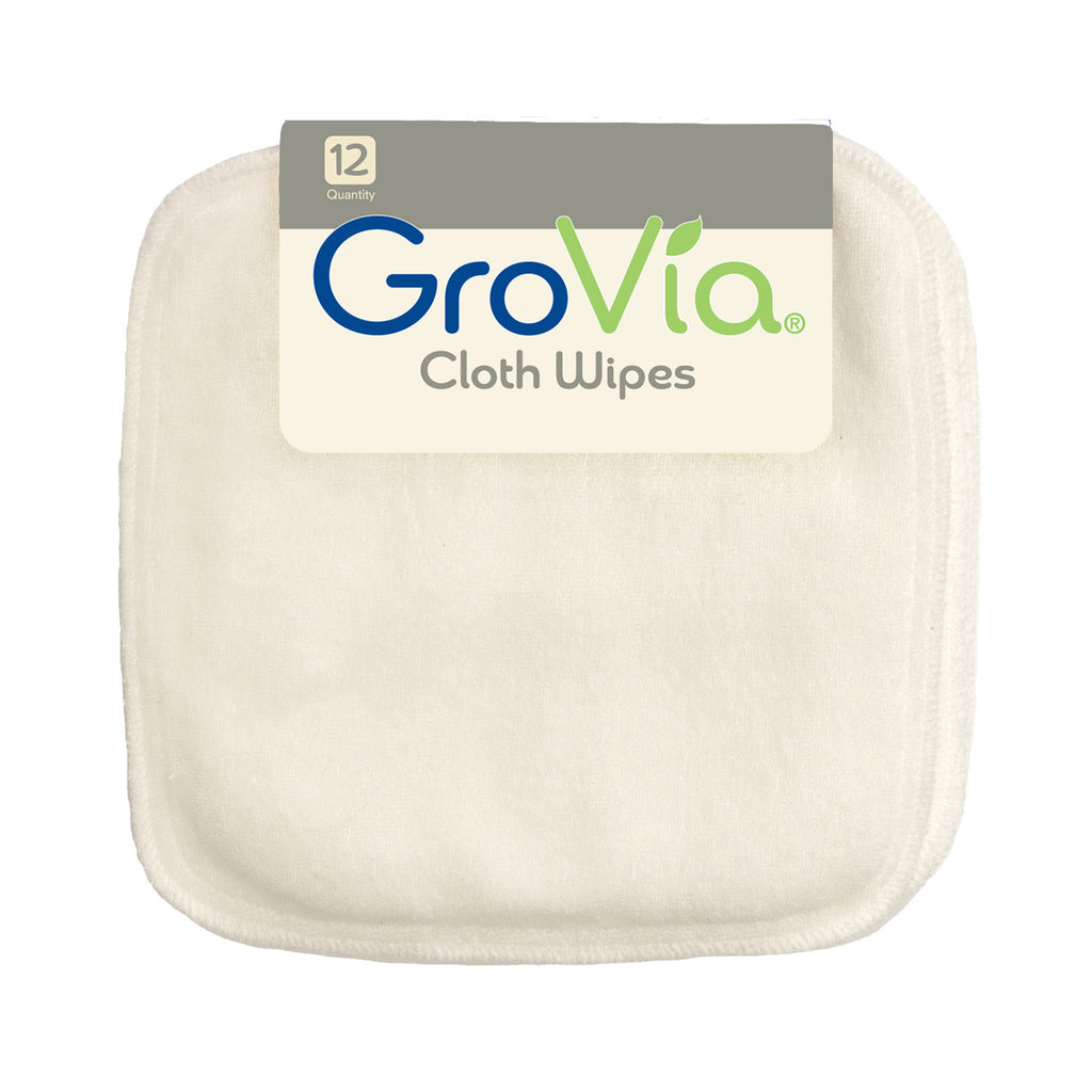 GroVia Cloth Wipes (12 Pack)