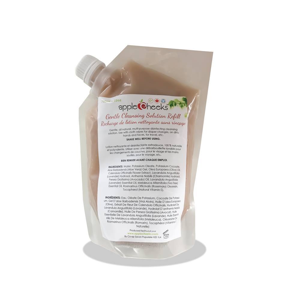*NEW AppleCheeks Gentle Cleansing Solution Refill Pouch