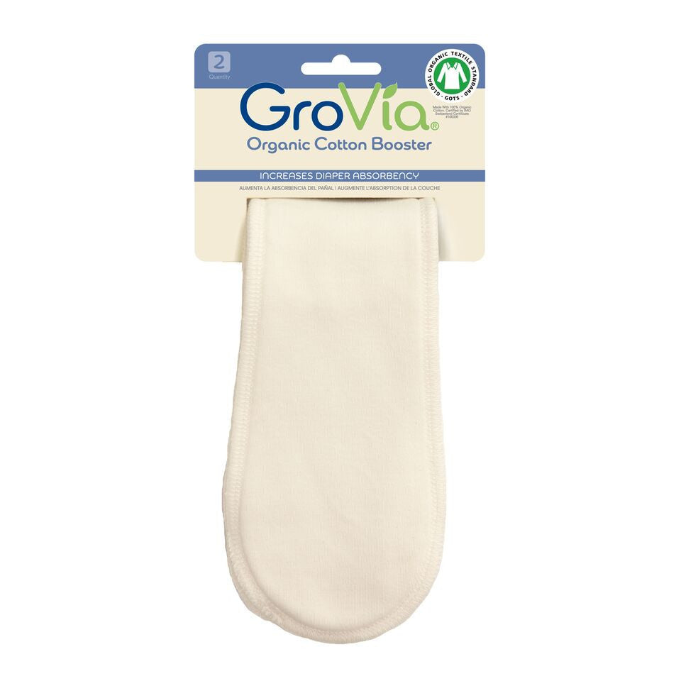 GroVia Organic Cotton Booster - 2 Pack
