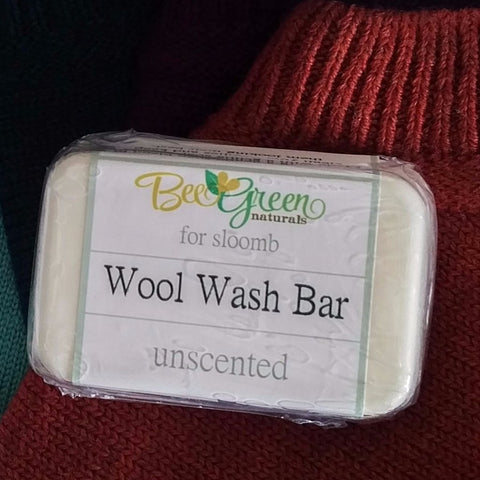 Bee Green Naturals Wool Wash Bar