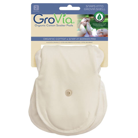 GroVia Organic Cotton Soaker Pad - 2 Pack