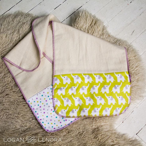 Logan + Lenora Organic Cotton Burp Cloth