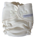 sustainablebabyish Overnight Bamboo Fleece Fitted Cloth Diapers